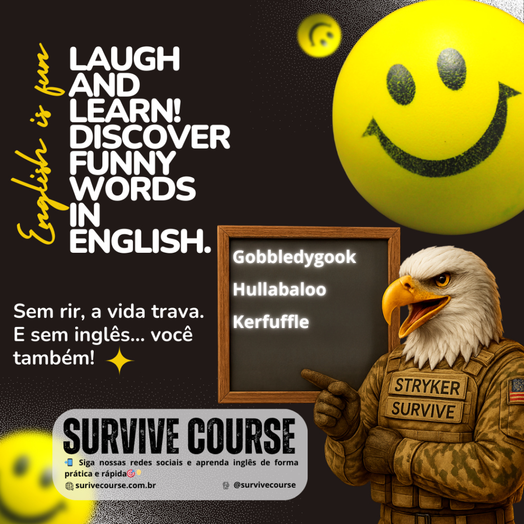 Imagem Palavras Engraçadas em Inglês: Aprenda se Divertindo!