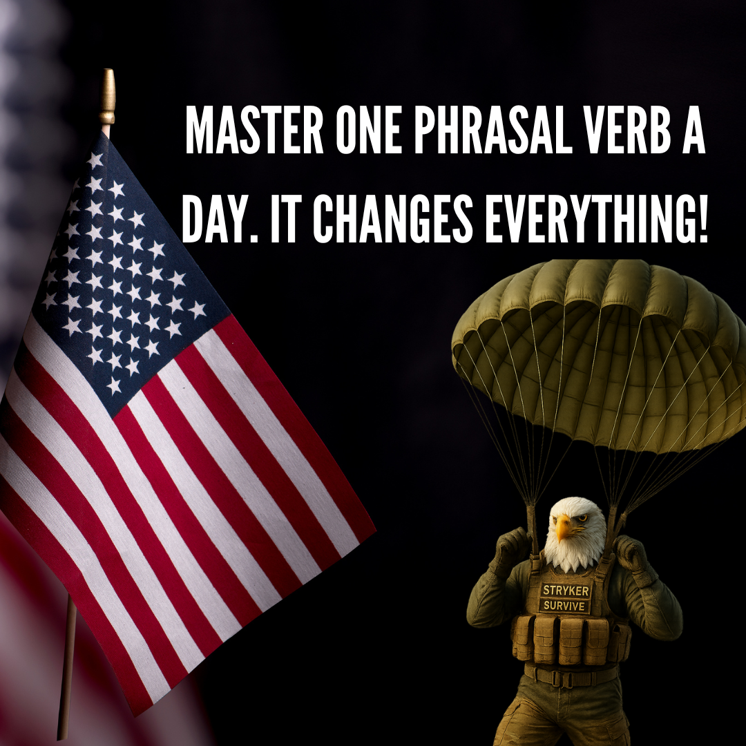 Imagem do Stryker Master one phrasal verb a day. It changes everything